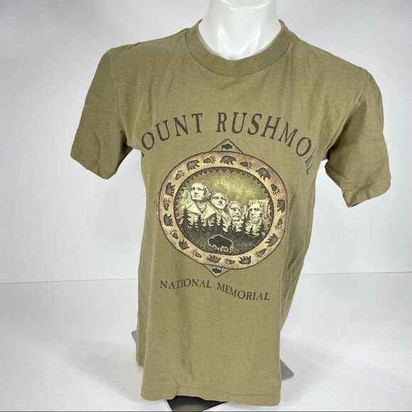 Vintage Mount Rushmore Single Stitch Fred Harvey Tee S - Picture 3 of 13